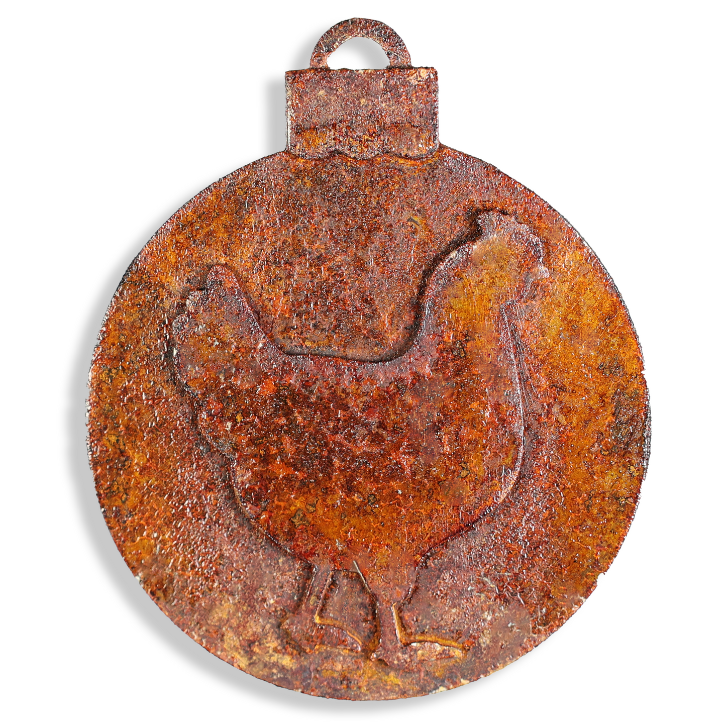 Round Chicken Ornament