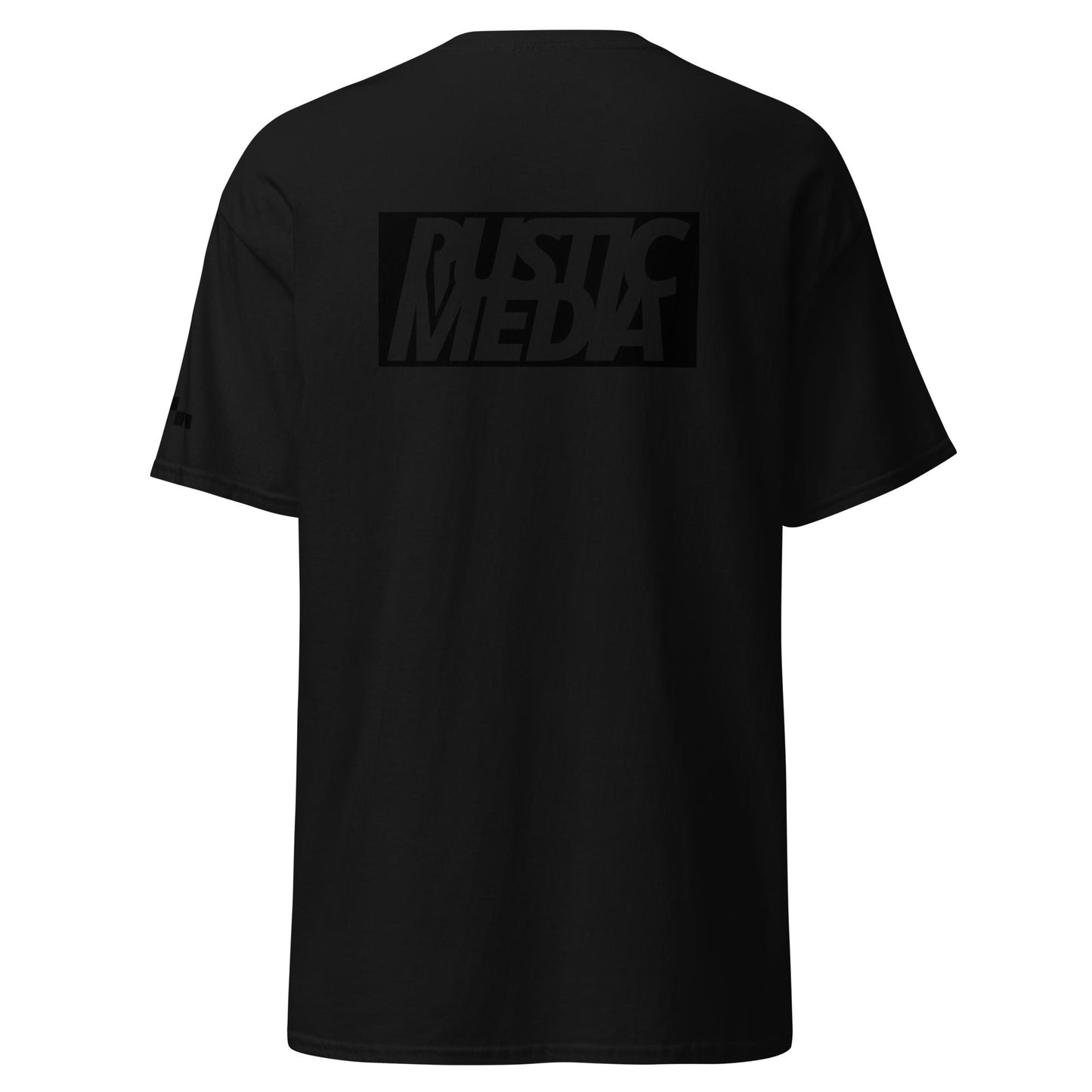 Black Logo RM 100% Cotton Tee