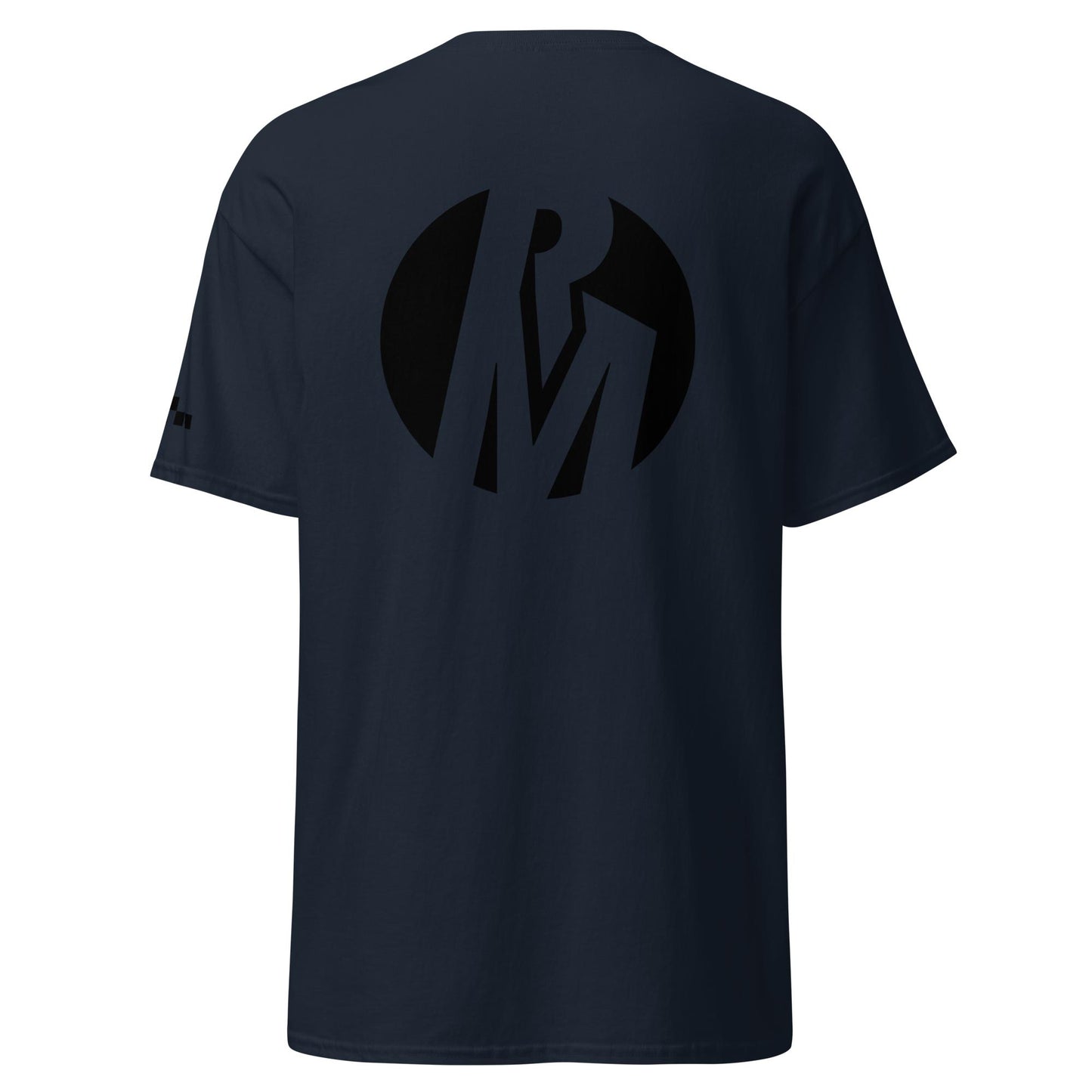 Black Logo Rustic Media 100% Cotton Tee