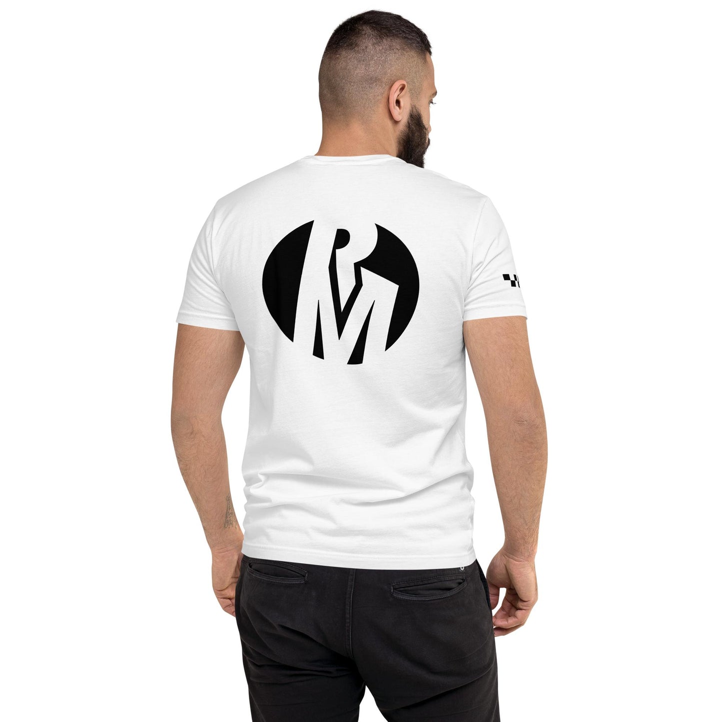 Black Logo Rustic Media Lightweight Tee